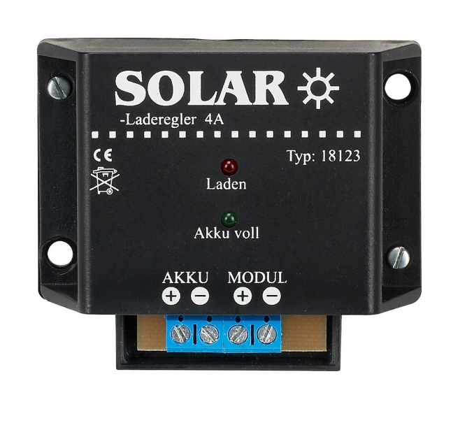 Регулятор зарядки солнечных батарей-12/4 A PRESSOL 84859 Гелиографы